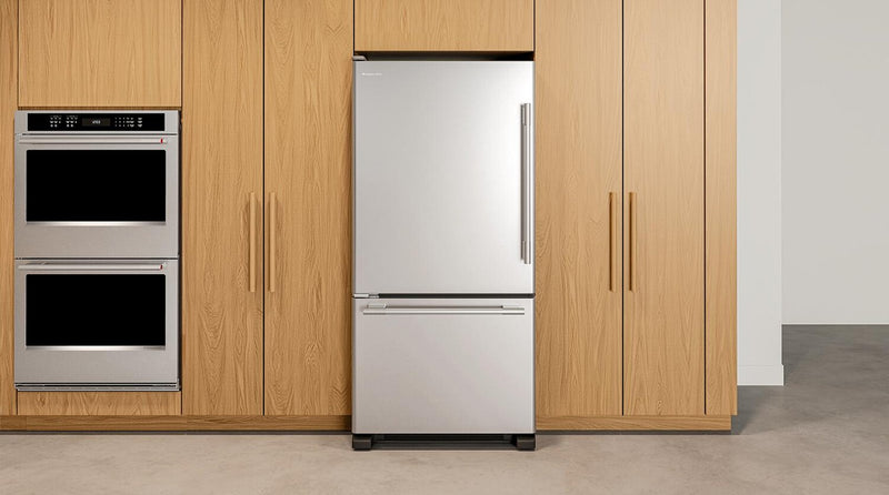 KitchenAid 33\" 22 Cu. Ft. Standard-Depth Bottom Mount Refrigerator - KRBL133SPS