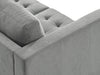 Metro 57" Fabric Loveseat with Tufted Seat Cushions and Reversible Back Cushions - Grey | Causeuse Metro de 57 po en tissu avec coussins de siège capitonnés et coussins de dossier réversibles - grise