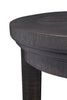 Hanson 18” Round Traditional Pine End Table - Graphite | Table de bout ronde traditionnelle Hanson de 18 po en pin - graphite