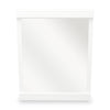 Riley 6pc Bedroom Set with Panel Bed, Dresser, Mirror & Nightstand, Made in Canada, White - Full Size | Ensemble de chambre à coucher Riley 6 pièces avec lit à panneaux, commode, miroir et table de nuit, fabriqué au Canada, blanc - format lit double