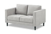 Metro 57" Fabric Loveseat with Tufted Seat Cushions and Reversible Back Cushions - Neutral | Causeuse Metro de 57 po en tissu avec coussins de siège capitonnés et coussins de dossier réversibles - neutre