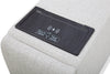 Sky Modular 13" Fabric Storage Console with USB Port - Nathan Wheat | Console de rangement modulaire Sky de 13 po en tissu avec port USB - blé Nathan