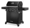 Broil King Crown 410 Shadow 40,000-BTU Propane Gas Grill - Black – 865054 | Barbecue à gaz propane Broil King CrownMC 410 Shadow de 40 000 BTU - noir - 865054