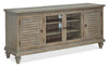 Baron 114" Rustic 4-Piece Pine Entertainment Centre with Storage and Cable Management for TVs up to 70” | Meuble audio-vidéo rustique Baron 4 pièces de 114 po en pin avec rangement et système de gestion des câbles