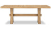 Shaw Dining Table, Trestle Base, 78\"W - Natural