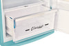 Unique Classic Retro 24" 11 Cu Ft. Top Freezer Refrigerator – Ocean Mist Turquoise - UNQ-310L T TM | Réfrigérateur Classic Rétro d’Unique de 24 po et de 11 pi3 à congélateur supérieur - turquoise brume marine - UNQ-310L T TM