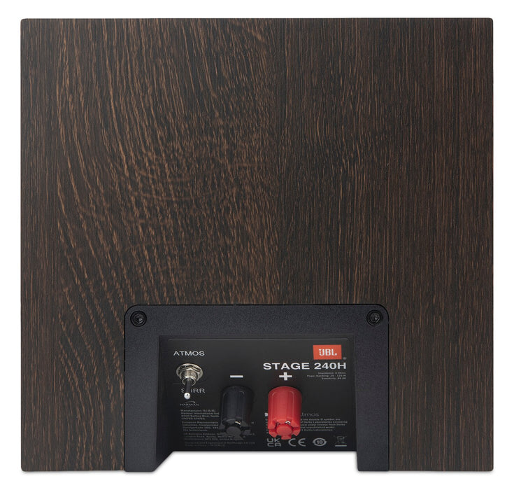 JBL Stage 240H 2-Way 4.5\" Dolby Atmos® Surround Sound Loudspeaker Pair (JBL240HBLK)