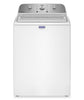 Maytag 4.8 Cu. Ft. Top Load Washer and 7.0 Cu. Ft. Gas Dryer with Wrinkle Prevent Option – White  | Laveuse à chargement par le haut 4,8 pi3 et sécheuse à gaz 7,0 pi3 avec option de prévention des plis de Maytag - blanches