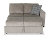 Made in Canada Legend 2-Piece Left-Facing Chenille Fabric Cuddler Sleeper Sectional - Platinum Beige | Sofa-lit sectionnel enveloppant de gauche Legend 2 pièces fabriqué au Canada en tissu de chenille - beige platine