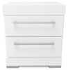 Riley Mates Bed 6pc Set with Bookcase Headboard, Dresser, Mirror & Nightstand, White - Twin Size | Ensemble lit matelot Riley 6 pièces avec tête de lit bibliothèque, commode, miroir et table de nuit, blanc - format lit simple