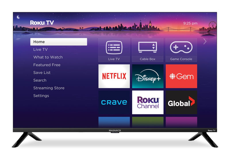 MAGNAVOX 32\" MRTQ QLED Quantum Dot FHD Smart Roku TV (MRTQ3206)