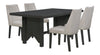 Emery Dining Chair with Polyester Fabric - Grey | Chaise de salle à manger Emery en tissu de polyester - grise