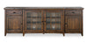 Wesley 90" Traditional TV Stand with Storage and Cable Management for TVs up to 95" - Toasted Nutmeg | Meuble pour téléviseur traditionnel Wesley de 90 po avec rangement et système de gestion des câbles
