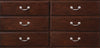 Marco Bedroom 6-Drawer Dresser, 58"W x 35"H - Cherry Brown | Commode Marco de 58 po (l) x 35 po (H) à 6 tiroirs pour la chambre à coucher - brun cerisier