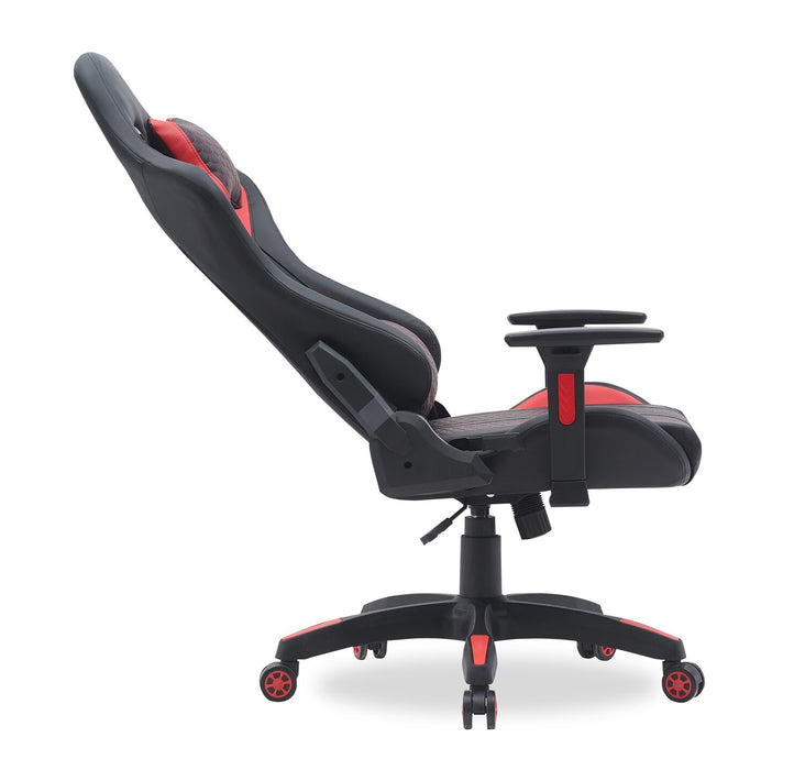 Hawk 27.5” Ergonomic Gaming Chair - Black & Red