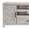 Scott Living Hayward 70” Modern TV Stand with Storage and Cable Management for TVs up to 75” - White | Meuble pour téléviseur moderne Scott Living Hayward de 70 po avec rangement et système de gestion des câbles pour téléviseurs jusqu’à 75 po - blanc