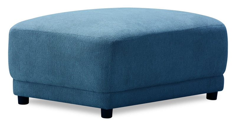 Voyage Modular Fabric Ottoman – Blue