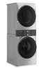 Whirlpool Front-Load Laundry Tower with 5.2 Cu. Ft. Washer and 7.4 Cu. Ft. Electric Dryer - Silver - YWEF5727TR | Tour de lavage Whirlpool à chargement frontal avec laveuse de 5,2 pi³ et sécheuse électrique de 7,4 pi³ - argent - YWEF5727TR
