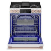LG Studio 6.3 Cu. Ft. InstaView® Smart Gas Range with Air Fry - Essence White - LSGS6338N | Cuisinière à gaz intelligente LG Studio de 6,3 pi3 avec hublot InstaViewMD et friture à air - essence blanche - LSGS6338N | LSGS6338