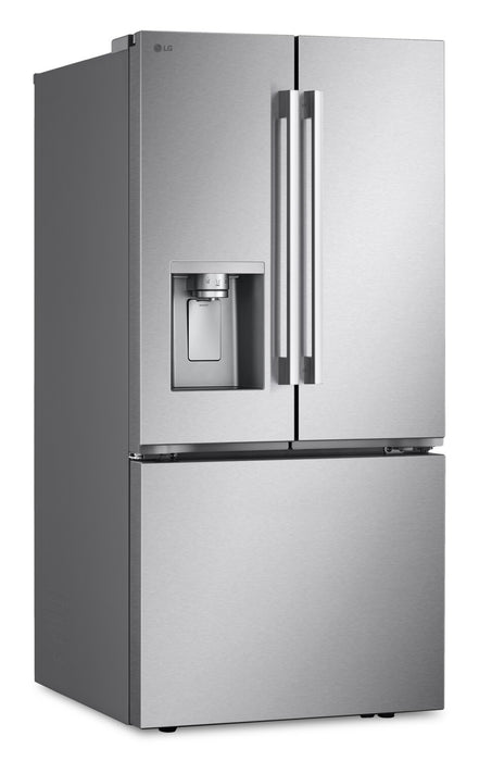 LG 33\" 25 Cu. Ft. French-Door Standard-Depth Refrigerator - Stainless Steel - LF25H6330S