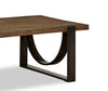 Brewer 50” Industrial Solid Wood Coffee Table - Rustic Honey | Table à café industrielle Brewer de 50 po en bois massif - miel rustique