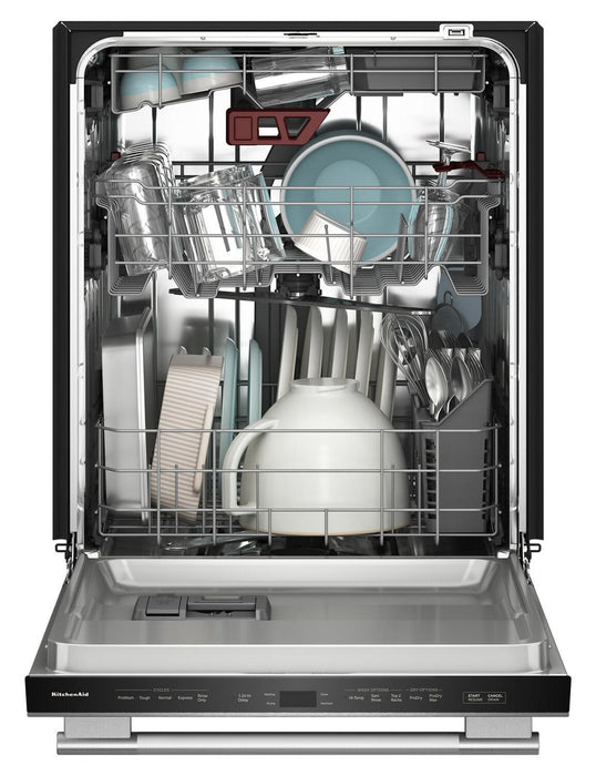 KitchenAid 24\" 41 dBA Dishwasher with Third Level Jet Rack – PrintShield Stainless Steel - KDTS324SPS 