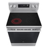 LG 30" 6.3 Cu Ft. Smart Electric Range with ProBake Convection and EasyClean - LREN6321YE  | Cuisinière intelligente électrique LG de 6,3 pi³ et de 30 po avec convection ProBake ConvectionMD et EasyCleanMD - LREN6321YE