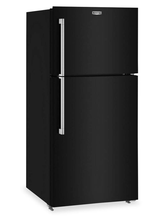 Maytag 30\" 19 Cu. Ft. Top-Freezer Refrigerator with Garage Mode – Black - MRTX5119SB