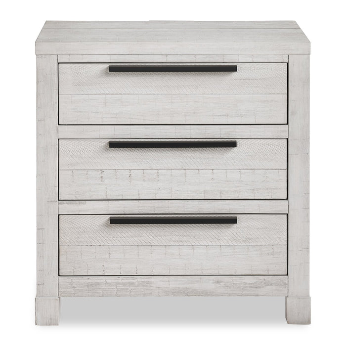 Haven 6pc Bedroom Set with Panel Bed, Dresser, Mirror & Nightstand, White - Queen Size