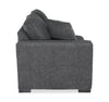 Made in Canada Legend 2-Piece Right-Facing Chenille Fabric Cuddler Sleeper Sectional - Pepper Grey | Sofa-lit sectionnel enveloppant de droite Legend 2 pièces fabriqué au Canada en tissu de chenille - gris poivre