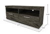 Camden 56" TV Stand with Storage and Cable Management for TVs up to 60" - Alabaster Oak | Meuble pour téléviseur Camden de 56 po avec rangement et système de gestion des câbles pour téléviseurs jusqu’à 60 po - chêne albâtre