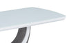 Brimley 47.25" Modern Coffee Table - White and Grey | Table à café moderne Brimley de 47,25 po - blanche et grise