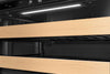 KitchenAid 24" Beverage Centre with Wood-Front Racks – PrintShield™ Stainless Steel - KUBL524SPS | Refroidisseur à boissons KitchenAid de 24 po avec grilles à devant en bois - acier inoxydable PrintShieldMC - KUBL524SPS