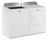 Maytag 5.4 Cu Ft. Top Load Agitator Washer and 7.0 Cu. Ft. Pet Pro Electric Dryer – White - MATL56WW | Laveuse à chargement par le haut de 5,4 pi³ et sécheuse électrique Animal Pet Pro de 7,0 pi³ de Maytag - blanches - MATL56WW
