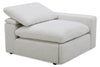 Sky Modular 5-Piece Fabric Power Reclining Sectional with Removable Feather Down Cushions - Nathan Wheat | Sofa sectionnel à inclinaison électrique modulaire Sky 5 pièces en tissu avec coussins amovibles en duvet et plumes - blé Nathan