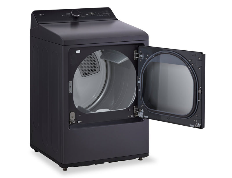 LG 7.3 Cu. Ft. Electric Dryer - Matte Black - DLE8400BE