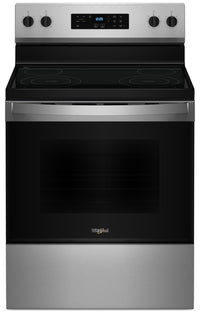 Whirlpool 5.3 Cu. Ft. Electric Range with Self-Clean - Stainless Steel - YWFES3530RS