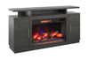Breya 64" Modern Electric Fireplace TV Stand with Storage & USB Charging for TVs up to 70"- Grey | Meuble pour téléviseur moderne Breya de 64 po avec foyer électrique, rangement et recharge USB pour téléviseurs jusqu’à 70 po - gris