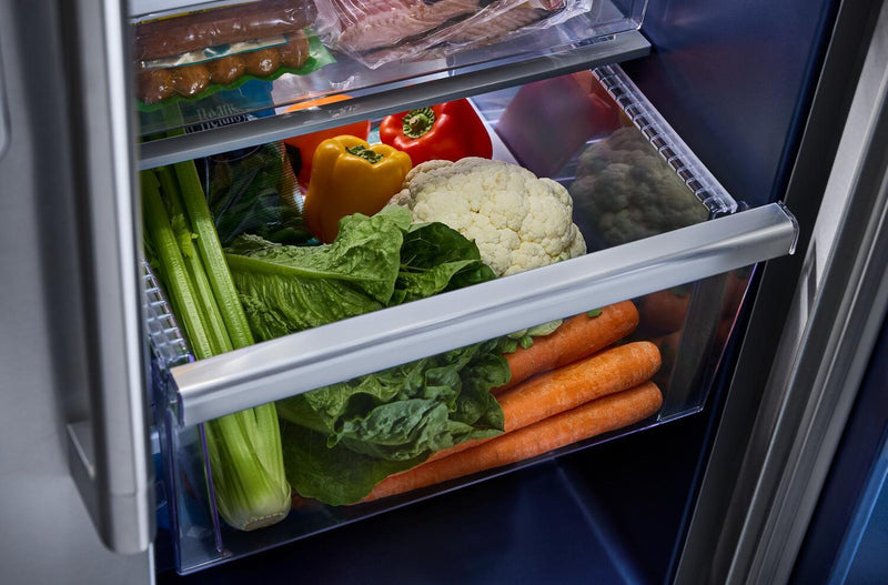 Maytag 36\" 20.8 Cu. Ft. Side-by-Side Refrigerator - Fingerprint-Resistant Stainless - MRSC6636RZ