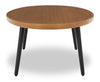 Tofino Outdoor Patio Oval Coffee Table - 22"W, Aluminum, UV & Weather Resistant - Brown/Black | Table à café ovale Tofino pour la terrasse à l’extérieur - 22 po (L), aluminium, résistant aux rayons UV et aux intempéries - brune et noire