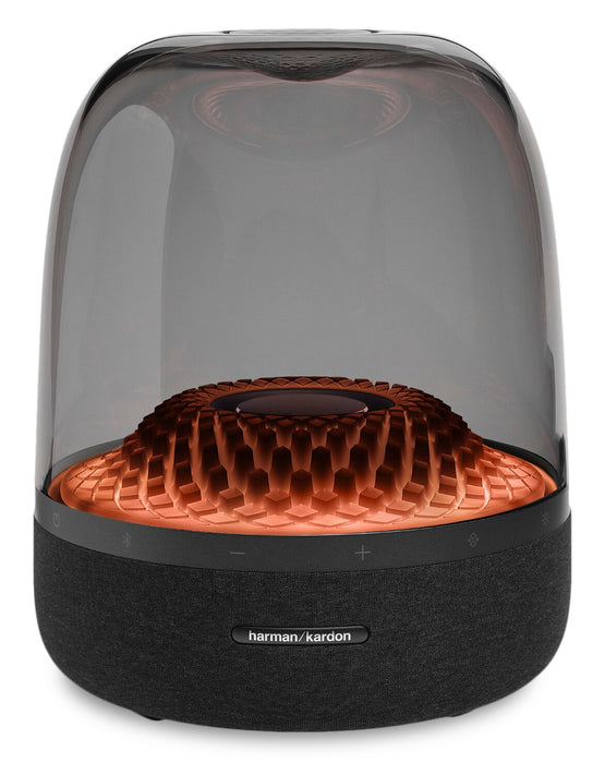 Harman Kardon Aura Studio 4 130W Transparent Dome Speaker (HKAURAS4BLKAM)