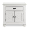 Ella 6pc Bedroom Set with Panel Bed, Dresser, Mirror & Nightstand, White - King Size | Ensemble de chambre à coucher Ella 6 pièces blanc avec lit à panneaux, commode, miroir et table de nuit - format très grand lit