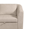 Envy 2-Piece Chenille Fabric Right-Facing Sleeper Sectional - Almond Beige | Sofa-lit sectionnel de droite Envy 2 pièces en tissu de chenille - beige amande