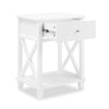 Elle Bedside 1-Drawer Nightstand, 18"W x 25.75"H - White | Table de nuit Elle de 18 po (l) x 25,75 po (H) à 1 tiroir - blanche
