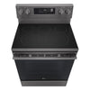 LG 6.3 Cu. Ft. Smart Electric Range with Air Fry - Black Stainless Steel - LREN6323ZE | Cuisinière intelligente électrique LG de 6,3 pi³ avec friture à air - acier inoxydable noir - LREN6323ZE