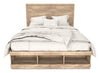 Oakley 5pc Bedroom Set with Storage Bed, Dresser & Mirror, Made in Canada, Natural - Queen Size | Ensemble de chambre à coucher Oakley 5 pièces fabriqué au Canada avec lit de rangement, commode et miroir, naturel - format grand lit