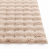 Dream Step Memory Foam Bubble Taupe Faux Fur Area Rug - 5' x 7' | Carpette Dream Step à bulles en fausse fourrure taupe avec mousse à mémoire de forme - 5 pi x 7 pi