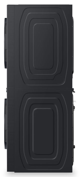 Samsung 5.3 Cu. Ft. Front-Load Steam Laundry Hub - Black Stainless Steel - WH46DBH550EVAC