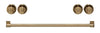 Thor Kitchen Handle and Knob Set for 30” Range in Brushed Bronze - CKA-RE30-BRZ | Ensemble de poignées et de boutons Thor Kitchen bronze brossé pour cuisinière de 30 po - CKA-RE30-BRZ | RE30KBRZ