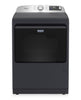 Maytag 6.0 Cu. Ft. Pet Pro Smart Top-Load Washer and 7.4 Cu. Ft. Electric Dryer – Midnight Steel  | Laveuse intelligente à chargement par le haut de 6,0 pi³ et sécheuse électrique de 7,4 pi³ Animal Pet Pro de Maytag - acier minuit